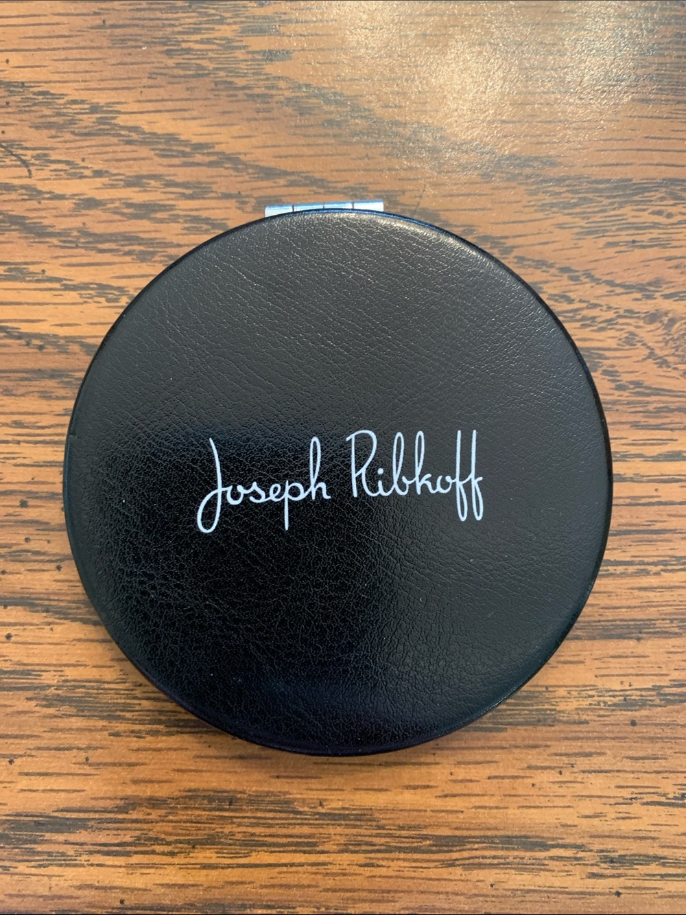 Joseph Ribkoff Black Round Compact Mirror